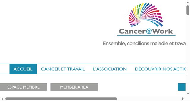 Screenshot of canceratwork.com
