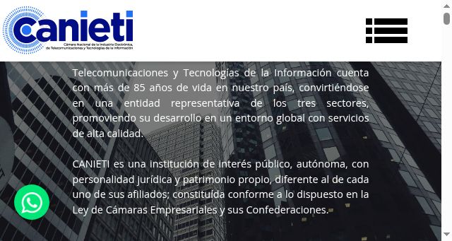 Screenshot of canieticd.org