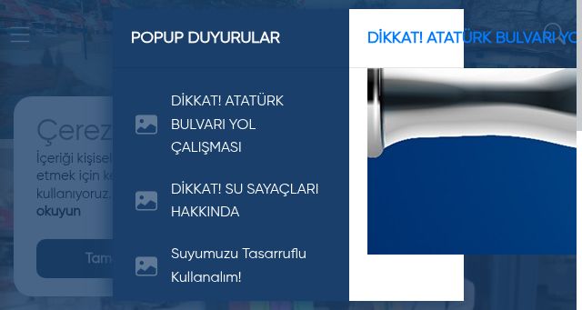 Screenshot of cankiri.bel.tr