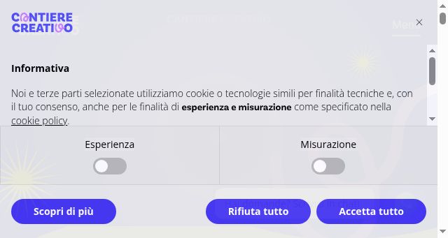 Screenshot of cantierecreativo.net
