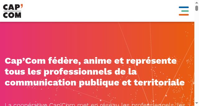 Screenshot of cap-com.org