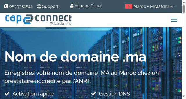 Screenshot of capconnect.com