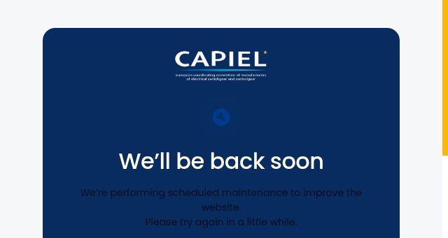 Screenshot of capiel.eu