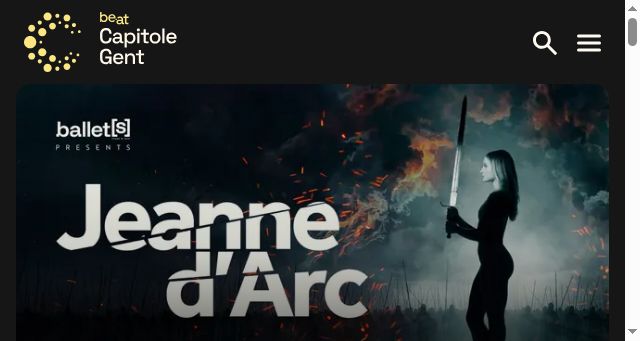 Screenshot of capitole-gent.be