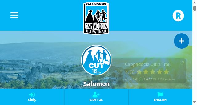 Screenshot of cappadociaultratrail.com
