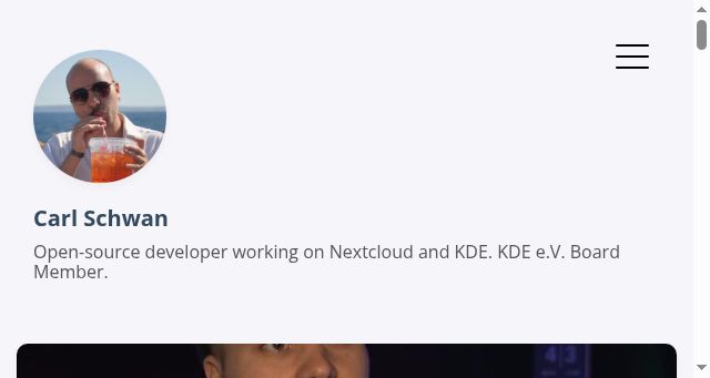 Screenshot of carlschwan.eu