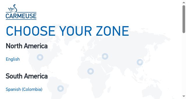 Screenshot of carmeuse.com