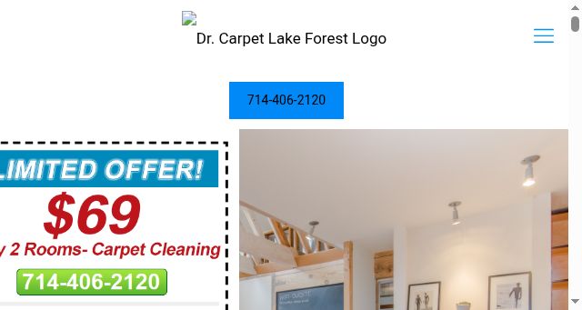 Screenshot of carpetcleaning-in-lakeforest.com