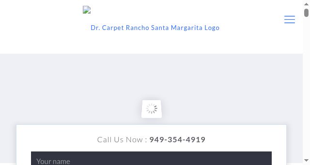 Screenshot of carpetcleaninginranchosantamargarita.com