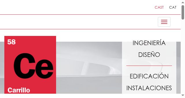 Screenshot of carrilloingenieros.es