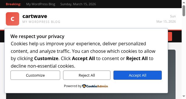 Screenshot of cartwave.co.uk