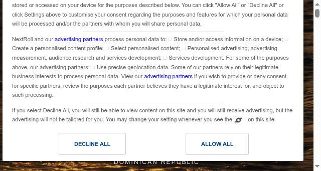 Screenshot of casadecampo.com.do