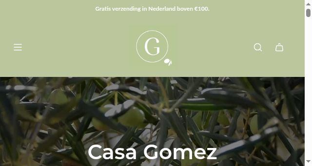 Screenshot of casagomez.nl