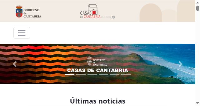 Screenshot of casasdecantabria.org