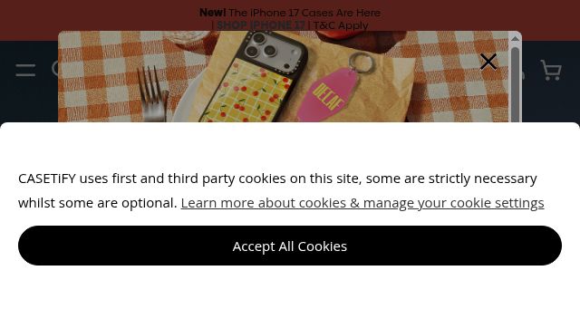 Screenshot of casetify.com