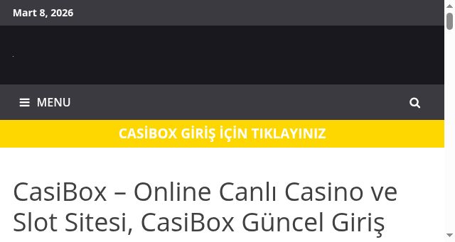 Screenshot of casiboxx.com