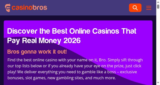 Screenshot of casino-bros.com