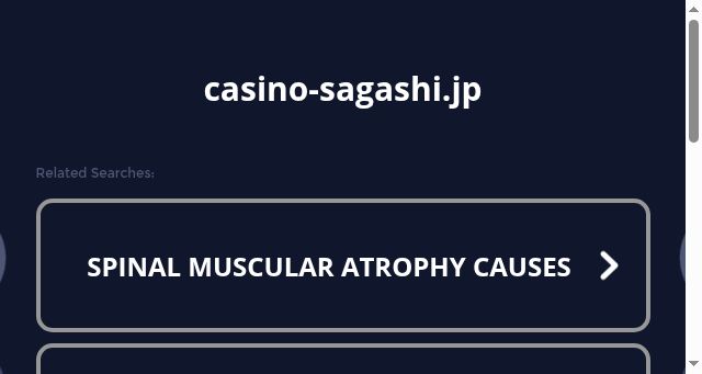 Screenshot of casino-sagashi.jp