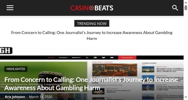 Screenshot of casinobeats.com