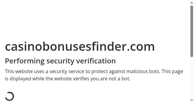 Screenshot of casinobonusesfinder.com