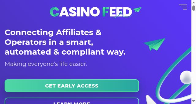 Screenshot of casinofeed.net