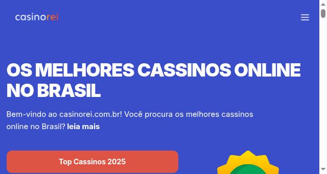 Screenshot of casinorei.com.br