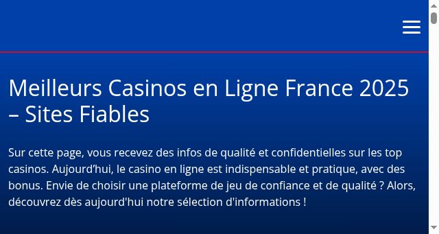 Screenshot of casinos-en-ligne-fr.net