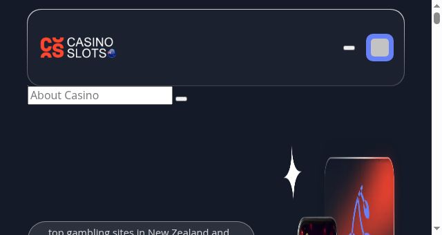 Screenshot of casinoslots.co.nz