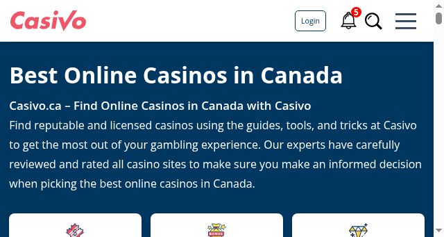 Screenshot of casivo.ca