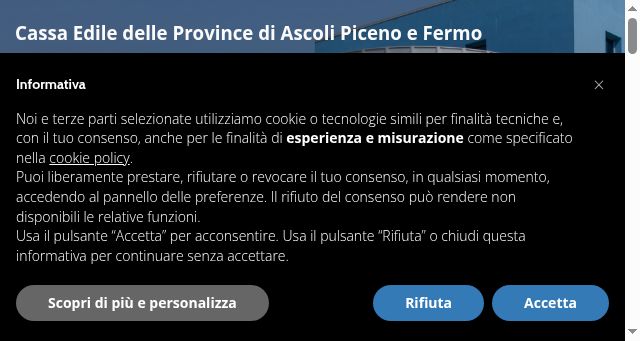 Screenshot of cassaedile.ap.it