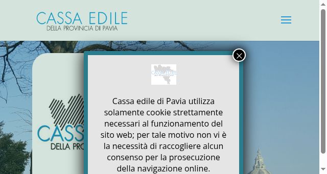 Screenshot of cassaedilepavia.it