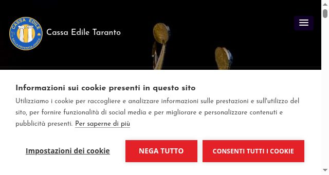Screenshot of cassaediletaranto.it