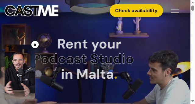 Screenshot of cast-me.mt