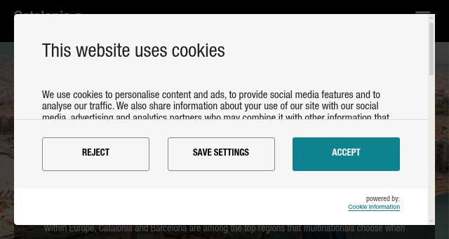 Screenshot of catalonia.com