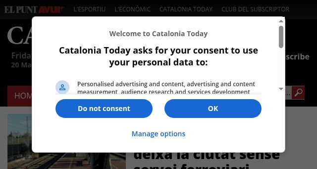 Screenshot of cataloniatoday.cat