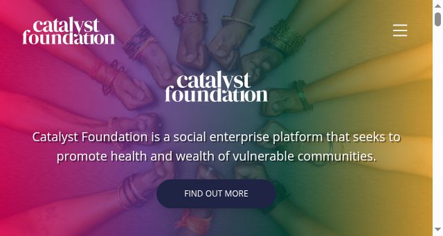 Screenshot of catalysts.global