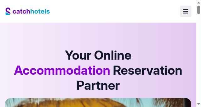 Screenshot of catchhotels.com