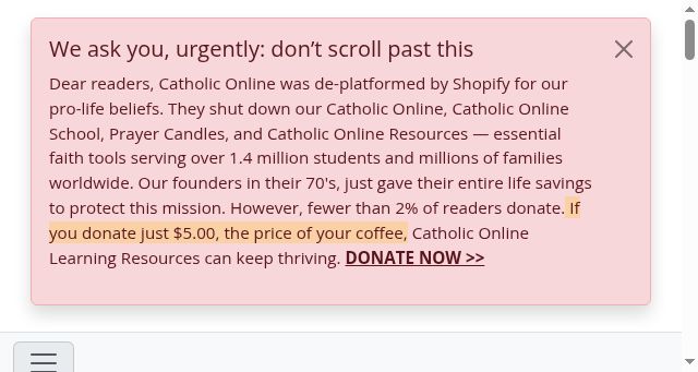 Screenshot of catholicresources.education