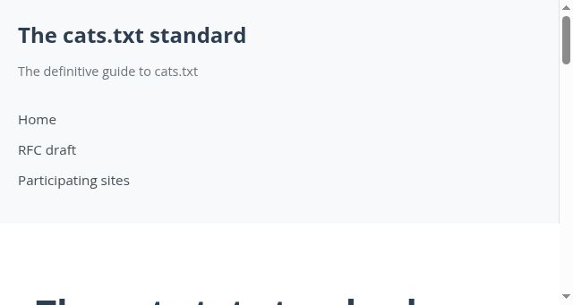 Screenshot of catstxt.org