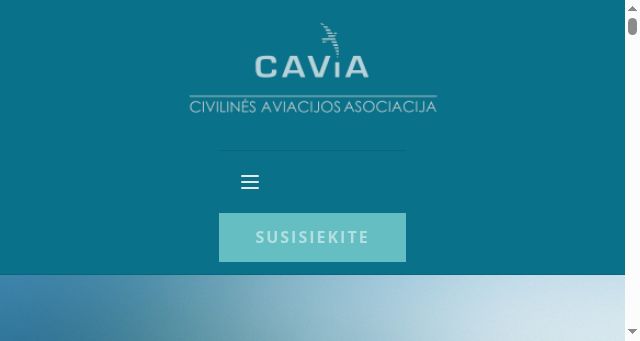 Screenshot of cavia.lt