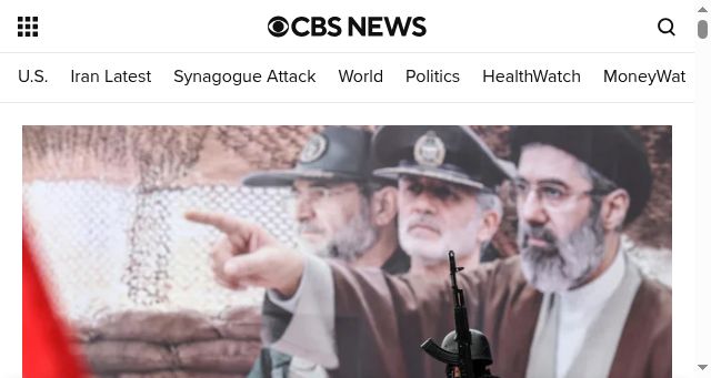 Screenshot of cbsnews.com