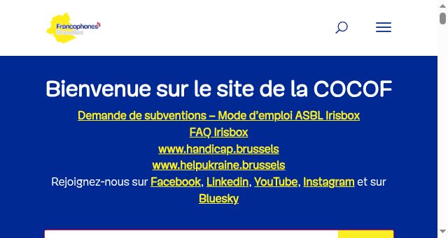 Screenshot of ccf.brussels
