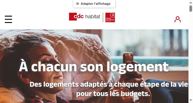 Screenshot of cdc-habitat.fr