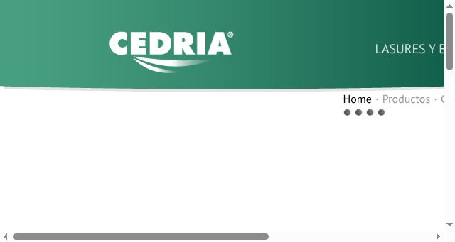 Screenshot of cedria.es