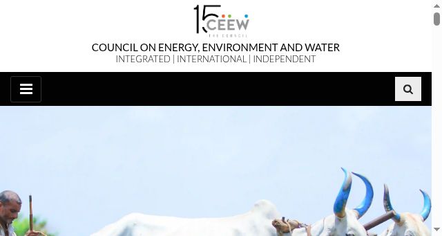 Screenshot of ceew.in