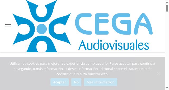 Screenshot of cega.es