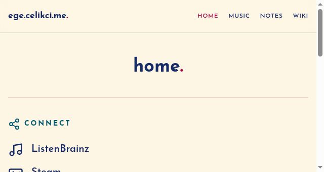 Screenshot of celikci.me