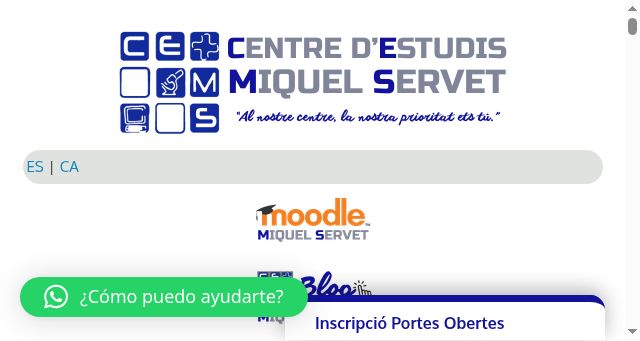Screenshot of cemiquelservet.com