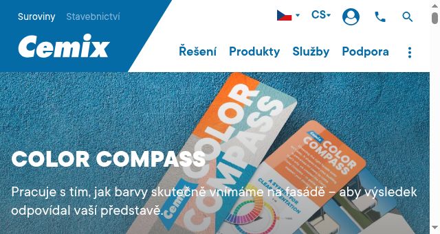 Screenshot of cemix.cz