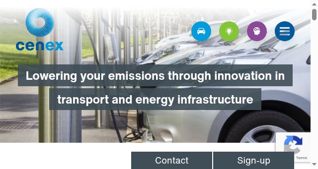 Screenshot of cenex.co.uk